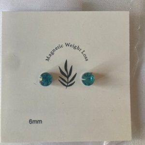 Crystal Magnetic Earrings - 6mm